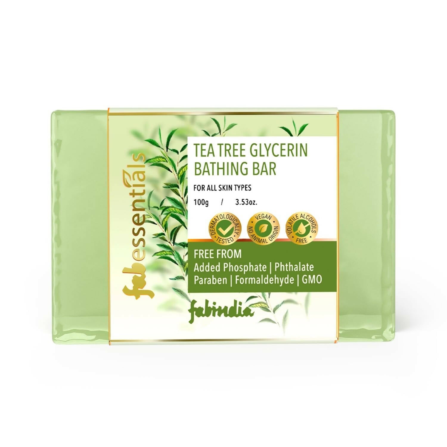 Fabessentials Assorted Glycerin Bathing Bars Combo - Avocado, Tea Tree & Musk - Grab2buy