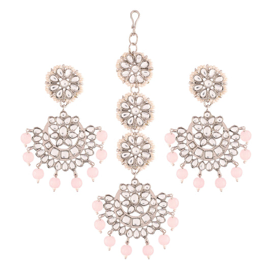 Shyama MaangTikka Earrings Set - Wahe Jewels | Grab2Buy