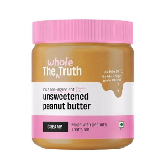 The Whole Truth Unsweetened Peanut Butter - Creamy Grab2Buy The Whole Truth Grab2Buy