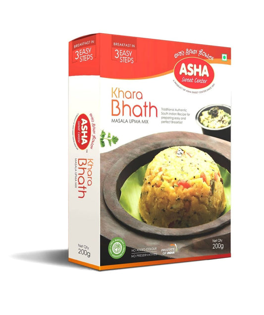 Asha Sweet Center Khara Bhath Masala Upma Mix - Grab2buy