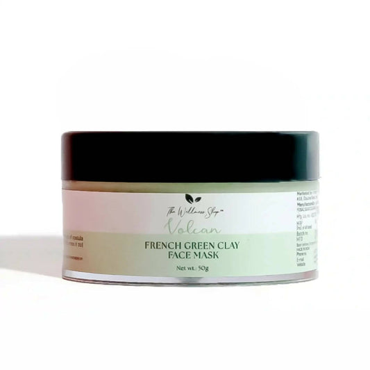 The Wellness Shop Volcan French Green Clay Face Mask Grab2Buy The Wellness Shop Grab2Buy