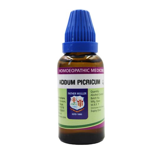 Father Muller Acidum Picricum Mother Tincture Q - Grab2buy