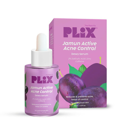PLIX The Plant Fix 2% Salicylic Acid Jamun Active Acne Control Dewy Serum For Active Acne & Dark Spot Reduction Grab2Buy PLIX The Plant Fix Grab2Buy