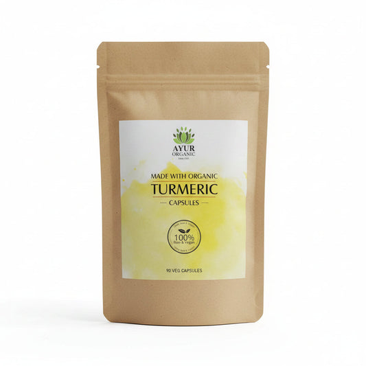 Pure Organic Turmeric Capsules | 90 Capsules