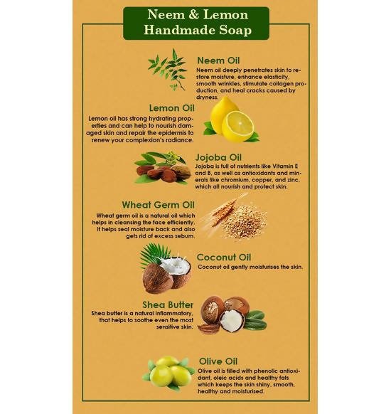 Ancient Living Neem & Lemon Luxury Handmade Soap benefits