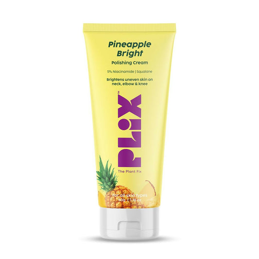 PLIX The Plant Fix Pineapple 5% Niacinamide Bright Polishing Cream For Neck, Knees & Elbows Grab2Buy PLIX The Plant Fix Grab2Buy