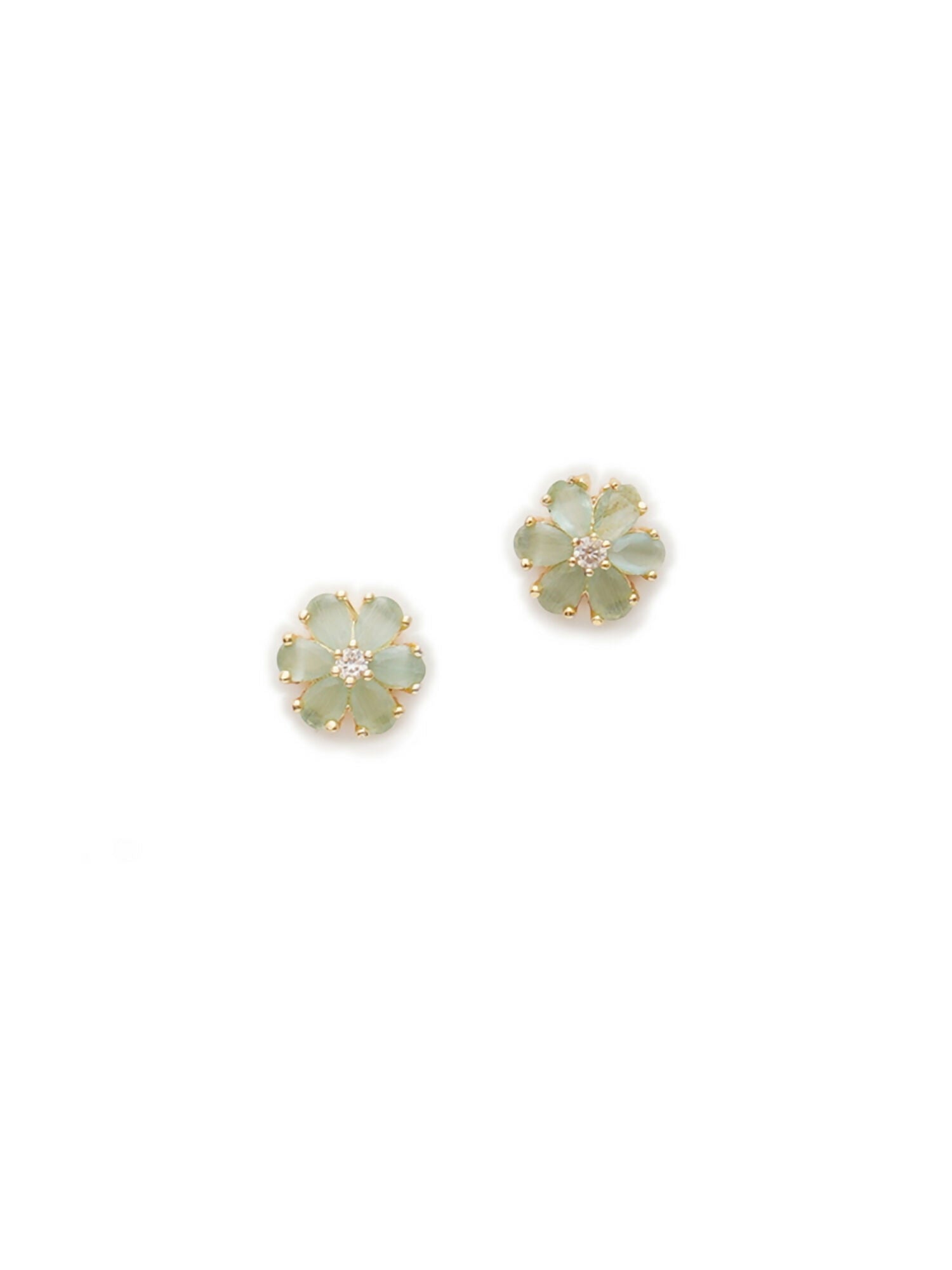 stone stud (Gold) - Ruby Raang - Grab2buy