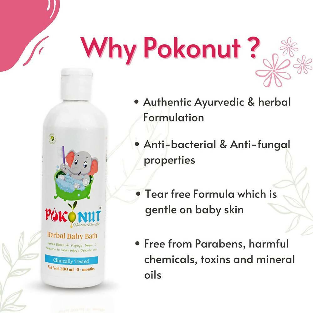 Pokonut Herbal Baby Body Bath - Grab2buy