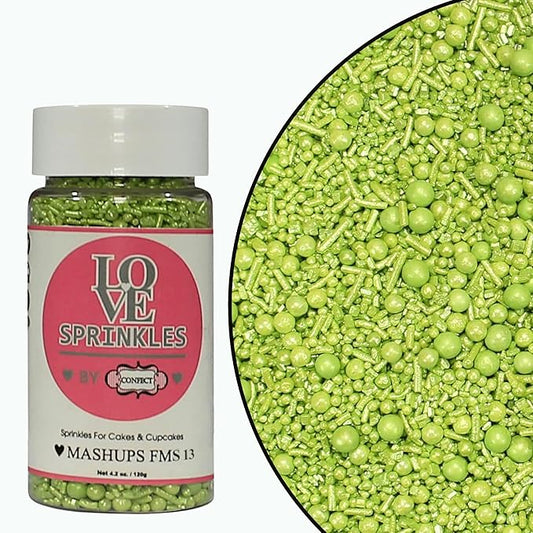 Confect Lime Green | Sprinkles Bottle for Decoration Bottle