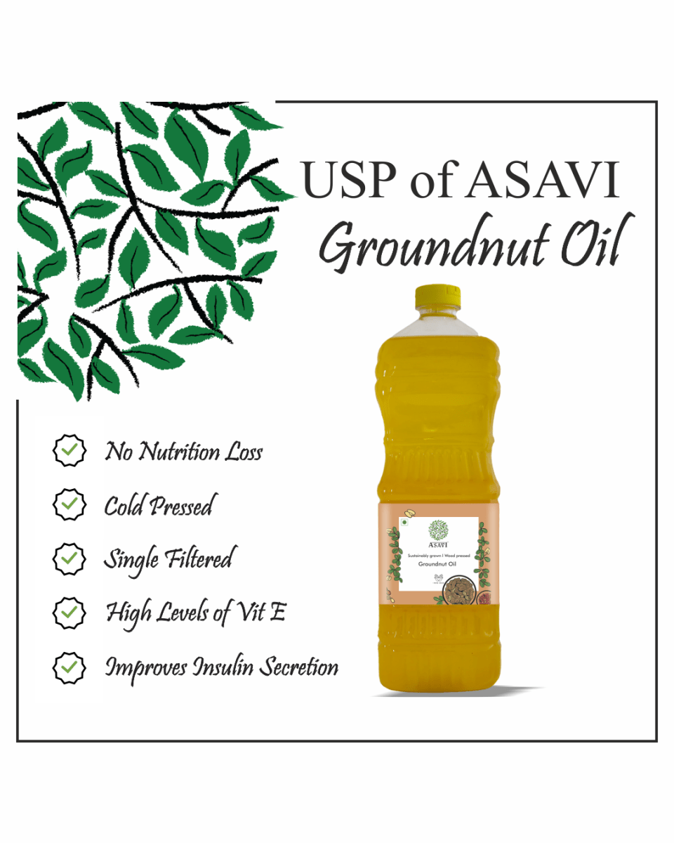 Asavi Cold Pressed Groundnut Oil - Grab2buy