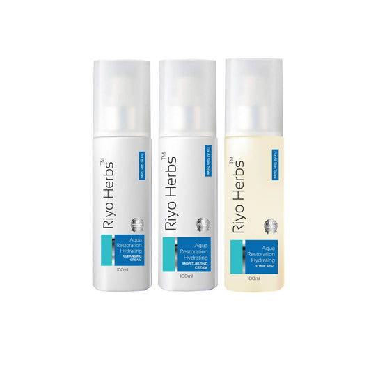 Riyo Herbs Cleanser, Toner & Moisturizer Combo