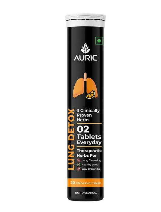 Auric Lung Detox Effervescent Tablets | Grab2Buy