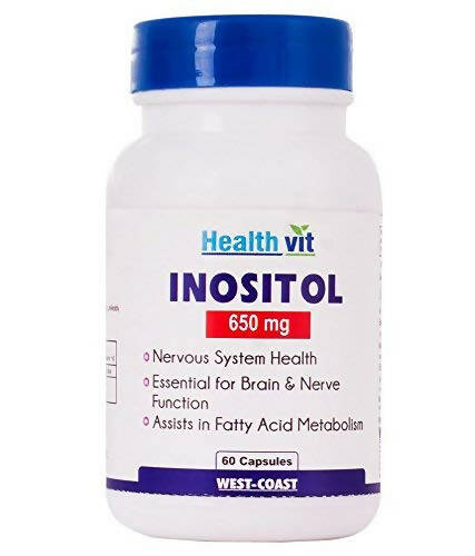 Healthvit Inositol 650mg Capsules - Grab2buy