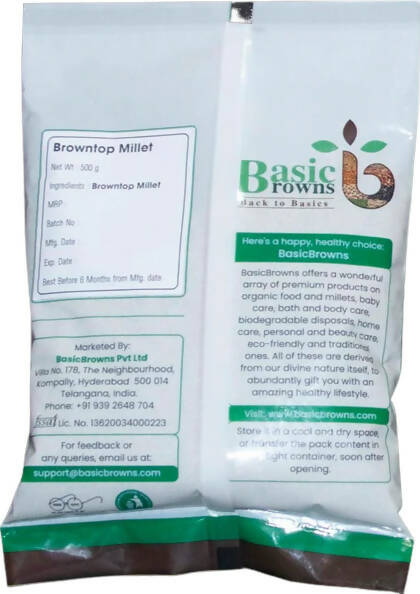 BasicBrowns Browntop Millet - Grab2buy
