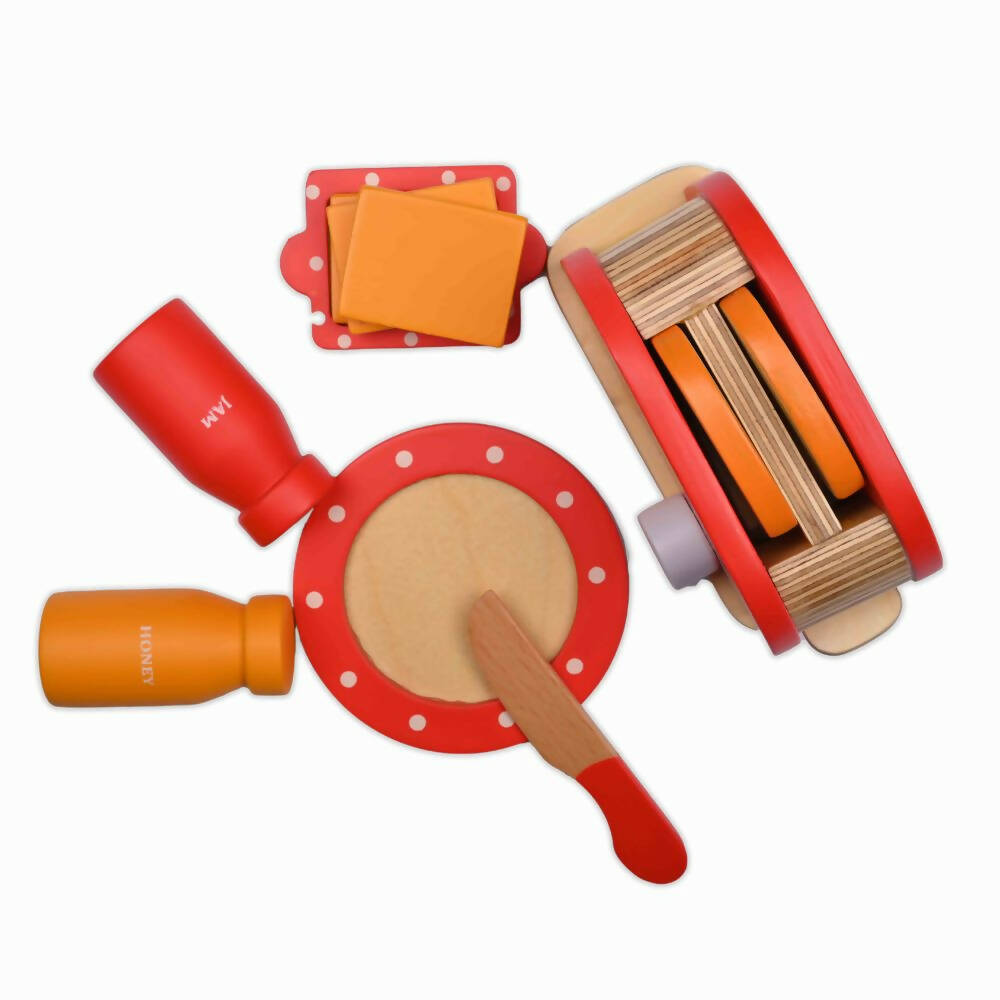Nesta Toys Bread Pop-up Toaster Toy - Multicolor - Grab2buy