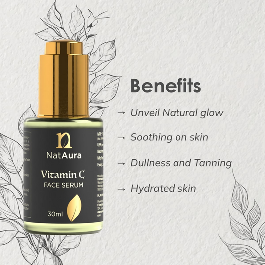 NatAura Vitamin C Serum With Hyaluronic Acid Grab2Buy NatAura Grab2Buy