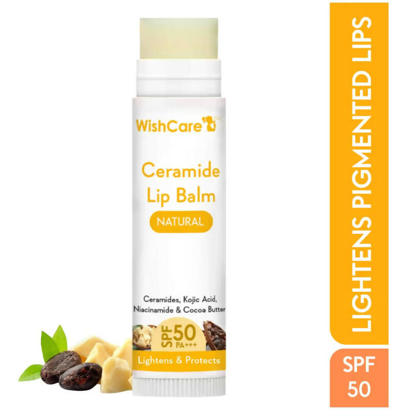 Wishcare Ceramide Lip Balm with SPF50 PA+++ - Natural - Grab2buy