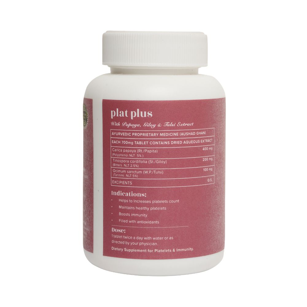 Baidyanath Jhansi Ayurvedant Plat Plus Tablets - Grab2buy