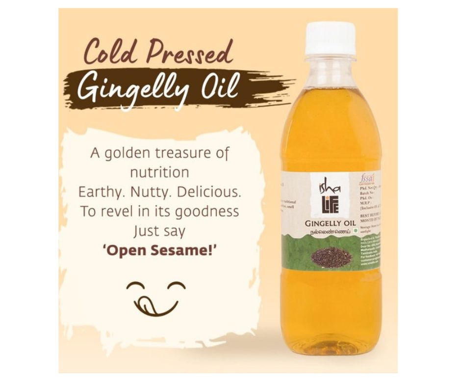 Isha Life Cold Pressed Gingelly Oil - Grab2buy