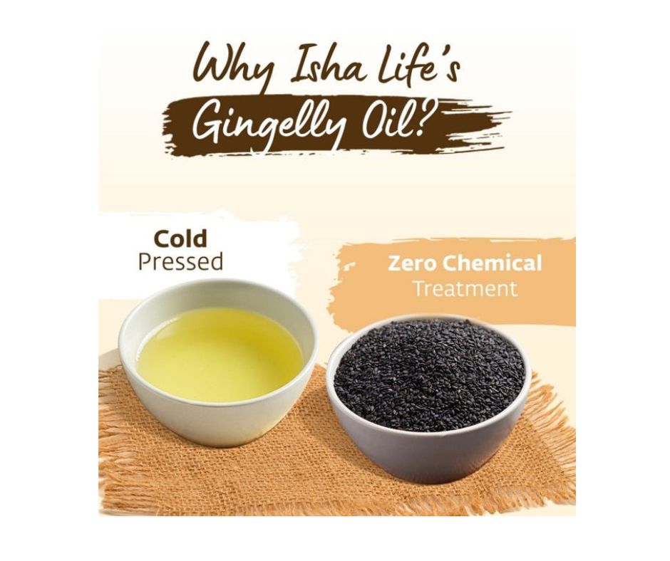 Isha Life Cold Pressed Gingelly Oil - Grab2buy