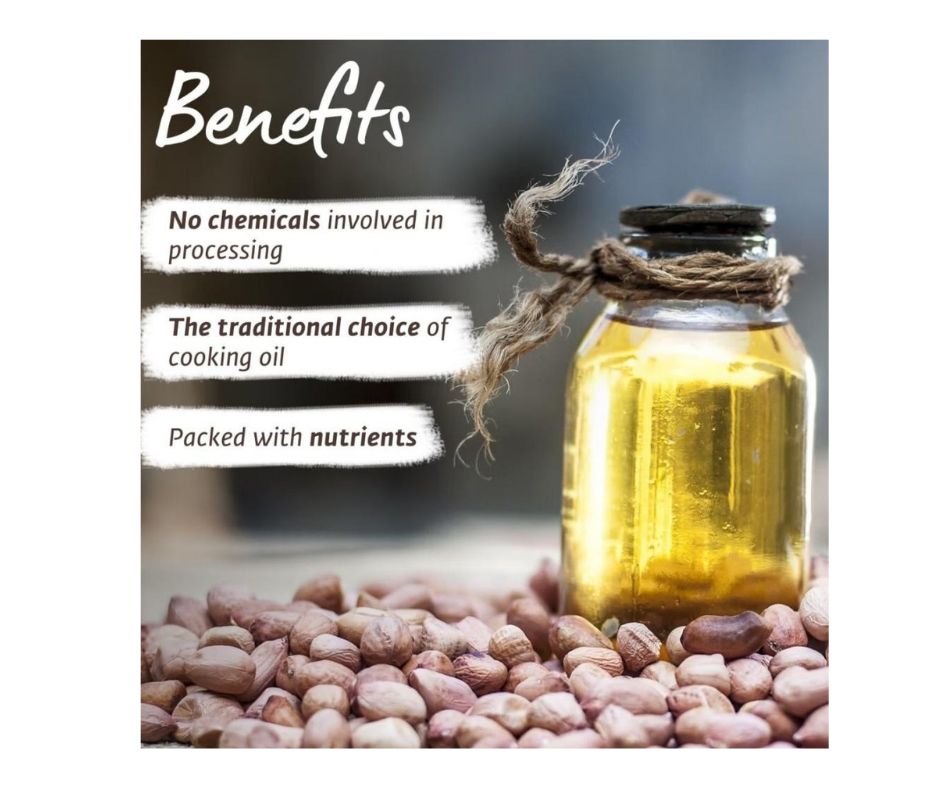 Isha Life Cold Pressed Groundnut Oil - Grab2buy