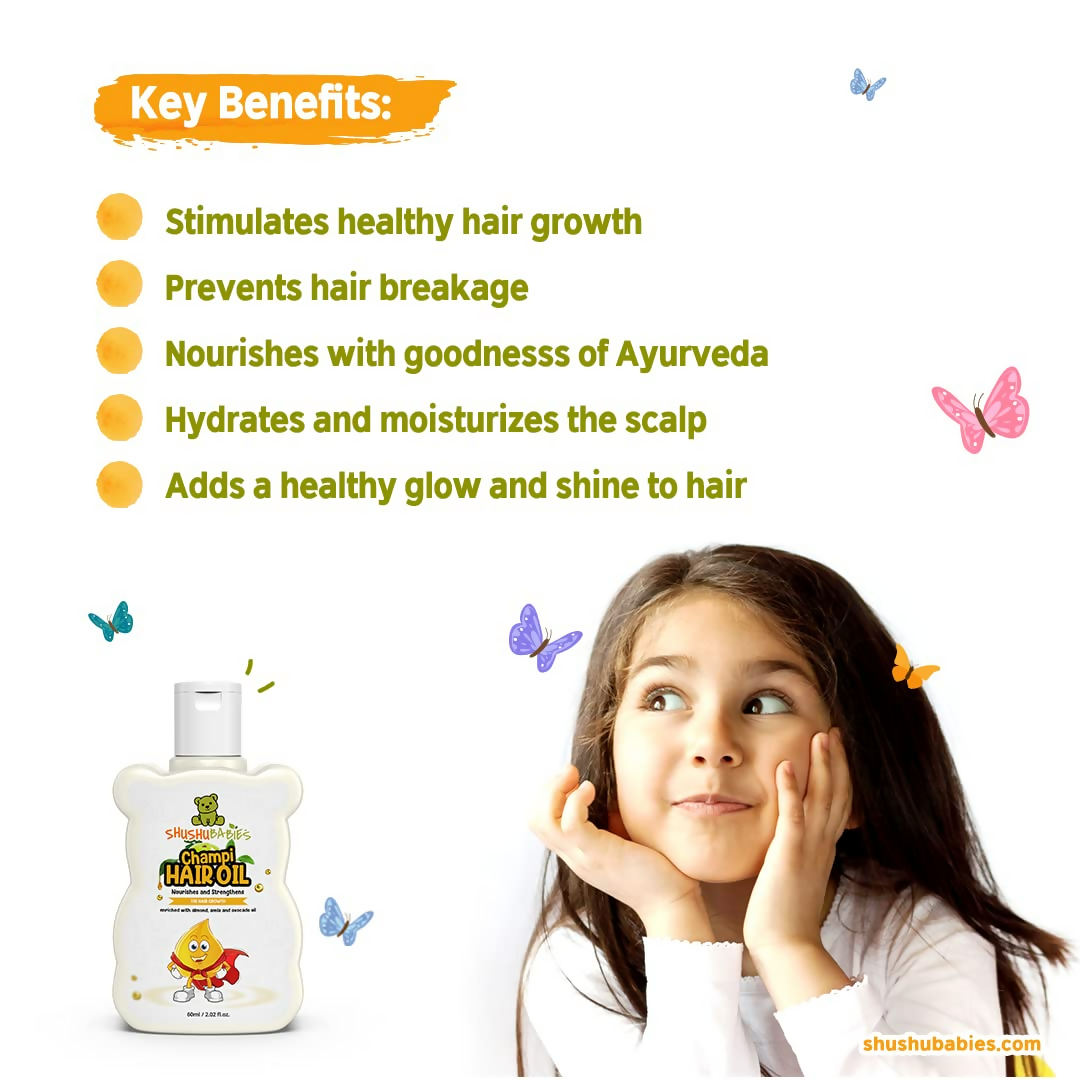 Shushu Babies Natural Chumpi Hair Oil with Avocado & Gooseberry - Grab2buy