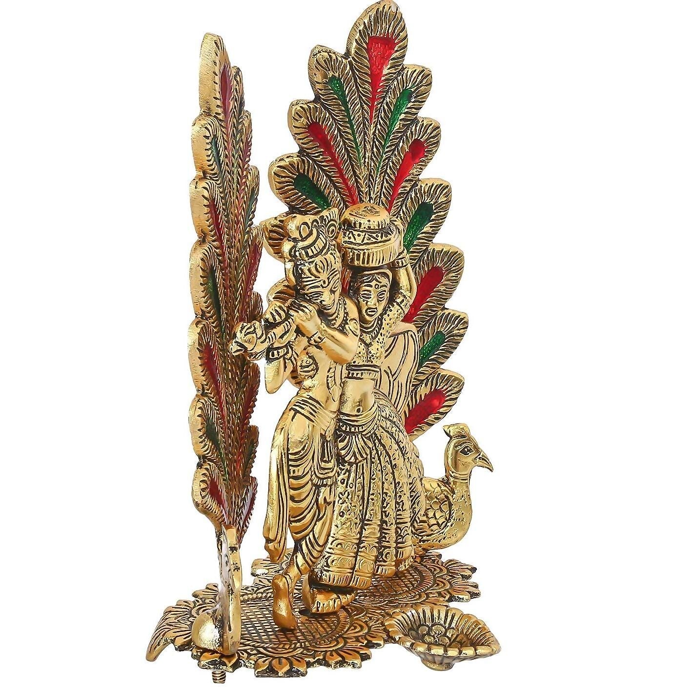 Chhariya Crafts Metal Radha Krishna Idol - Grab2buy