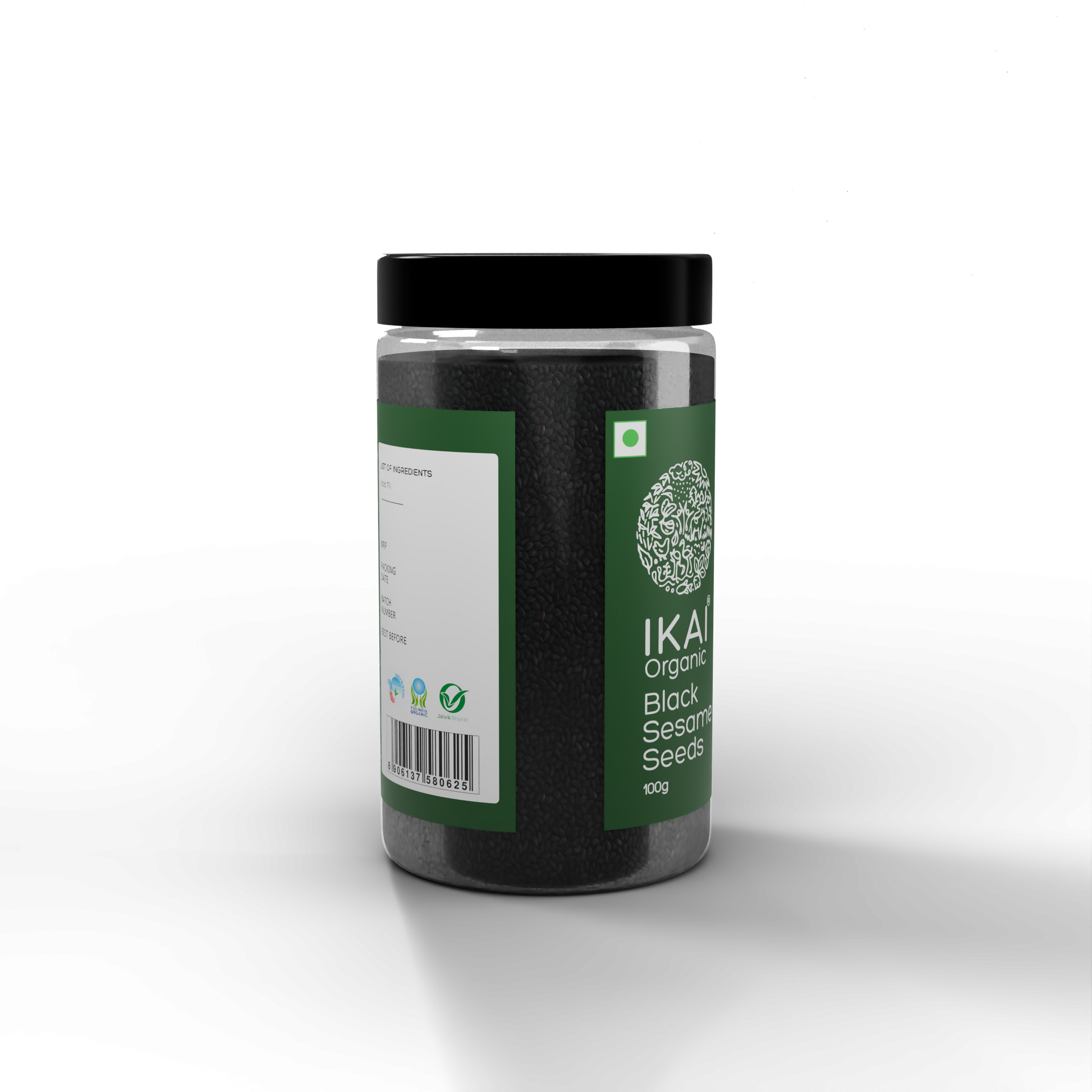 1 - Organic Black Sesame Seeds - 100g