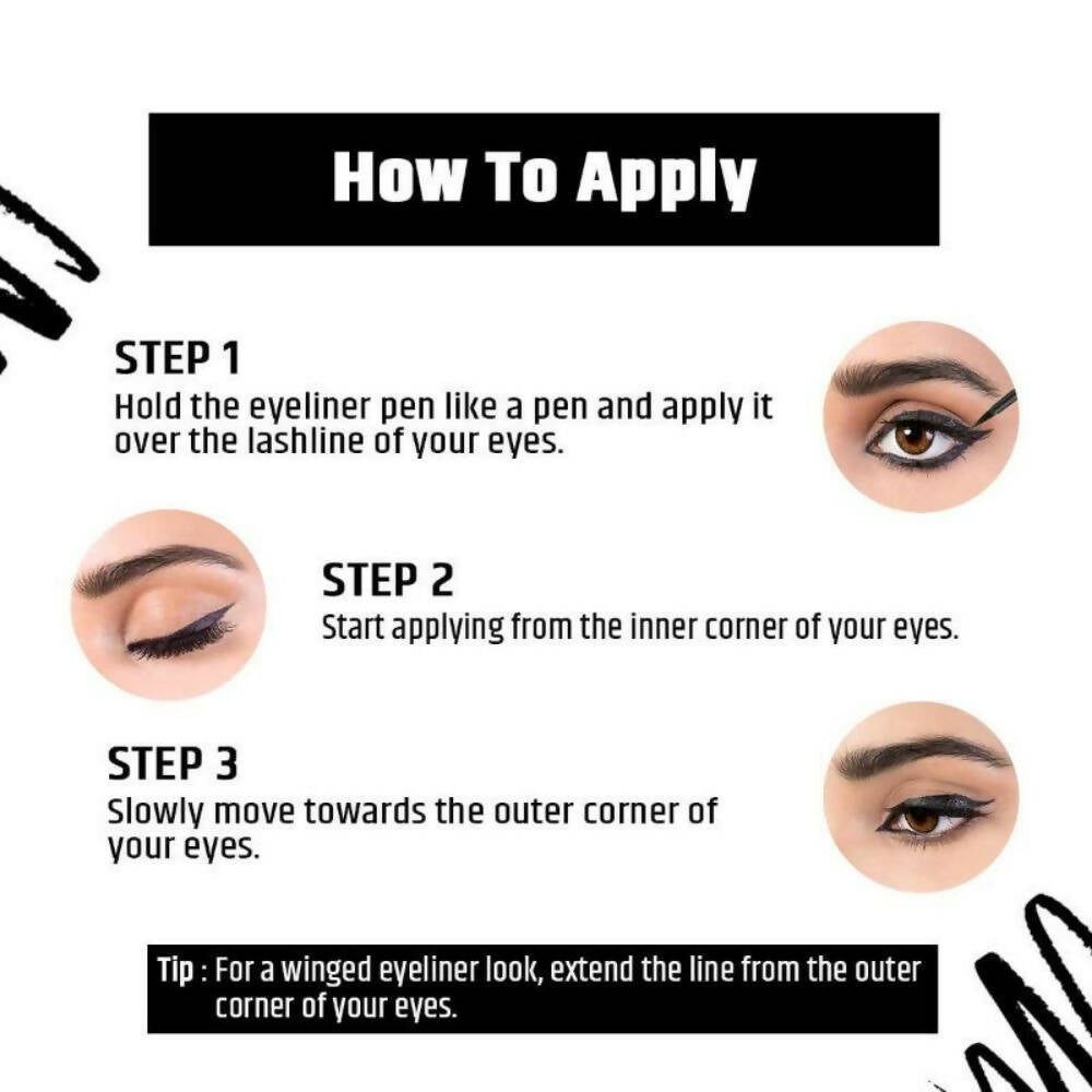 Insight Cosmetics Liner Express Eye Pen Matt Black - Grab2buy