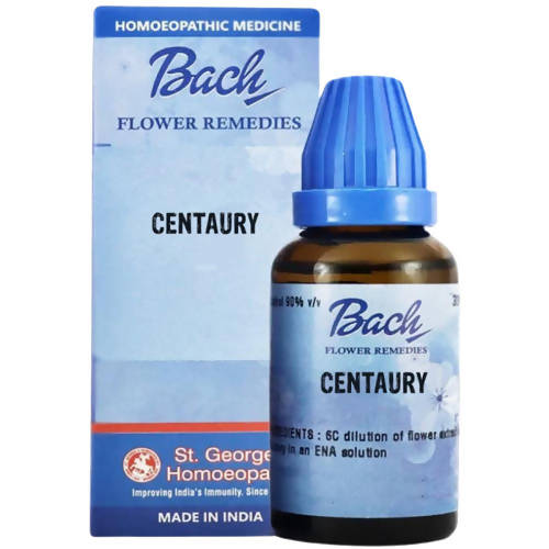 St. George’s Bach Flower Remedies Centaury – Homeopathic Boundaries & Self-Will Flower Remedy