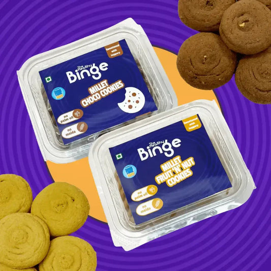 The Healthy Binge Assorted Cookies | No Maida & No Refined Sugar Grab2Buy The Healthy Binge Grab2Buy