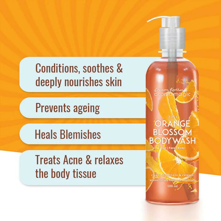 Blossom Kochhar Aroma Magic 3In1 Orange Blossom Bodywash - Grab2buy