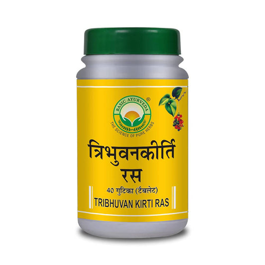 Basic Ayurveda Tribhuvan Kirti Ras Tablets Grab2Buy Basic Ayurveda Grab2Buy