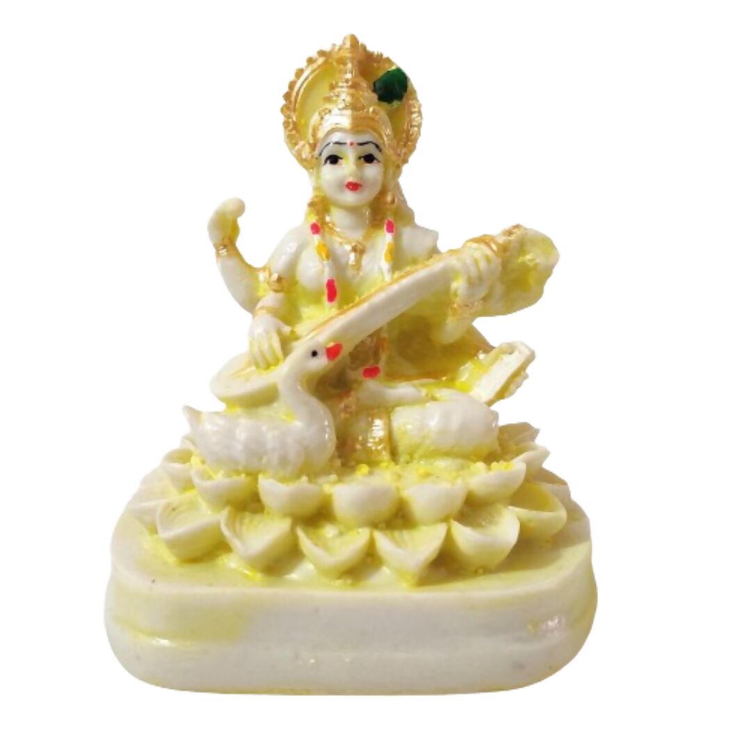 Goddess Handcrafted Saraswati Idol - Grab2buy