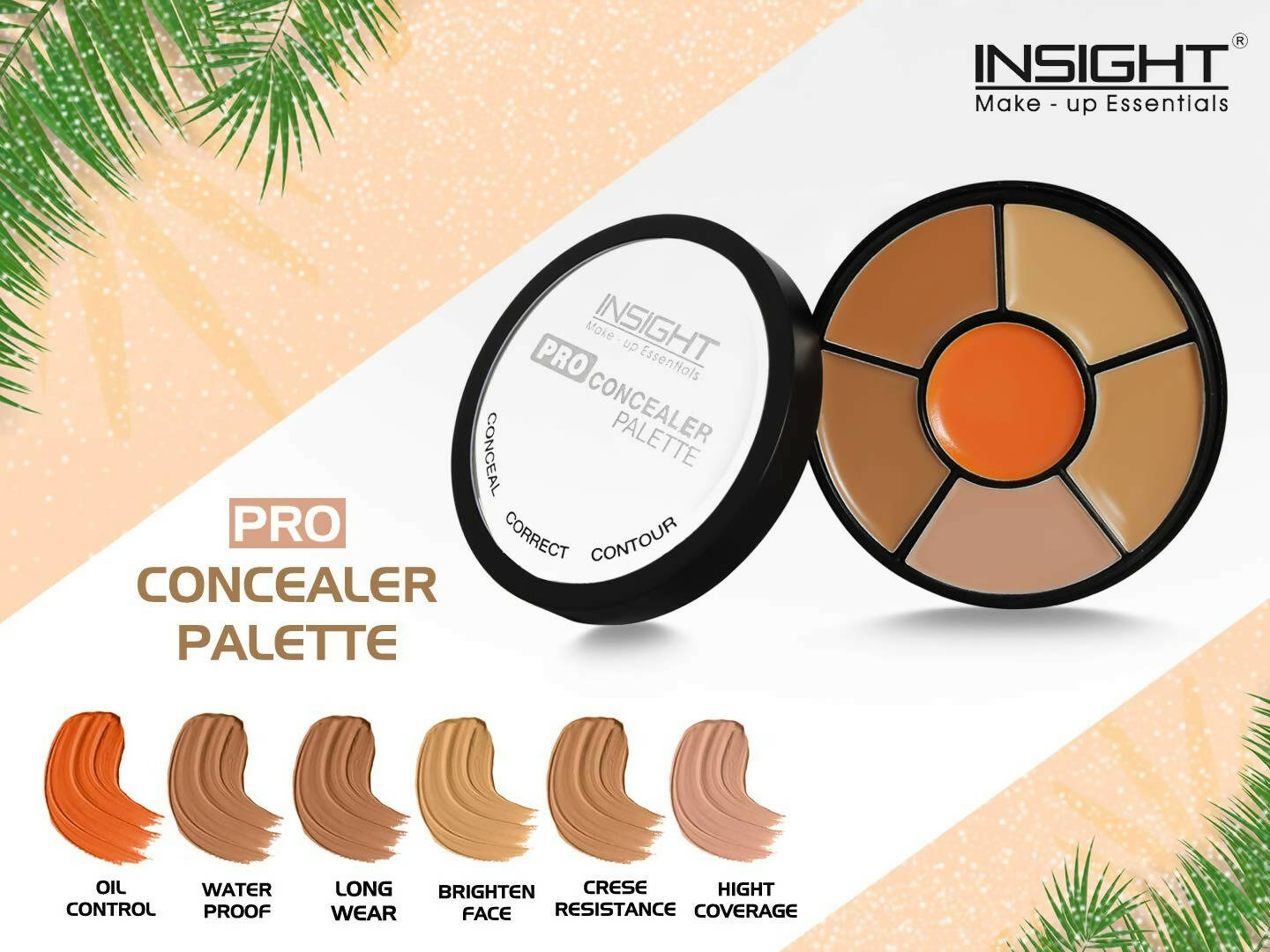 Insight Cosmetics Pro Concealer Palette-Concealer - Grab2buy