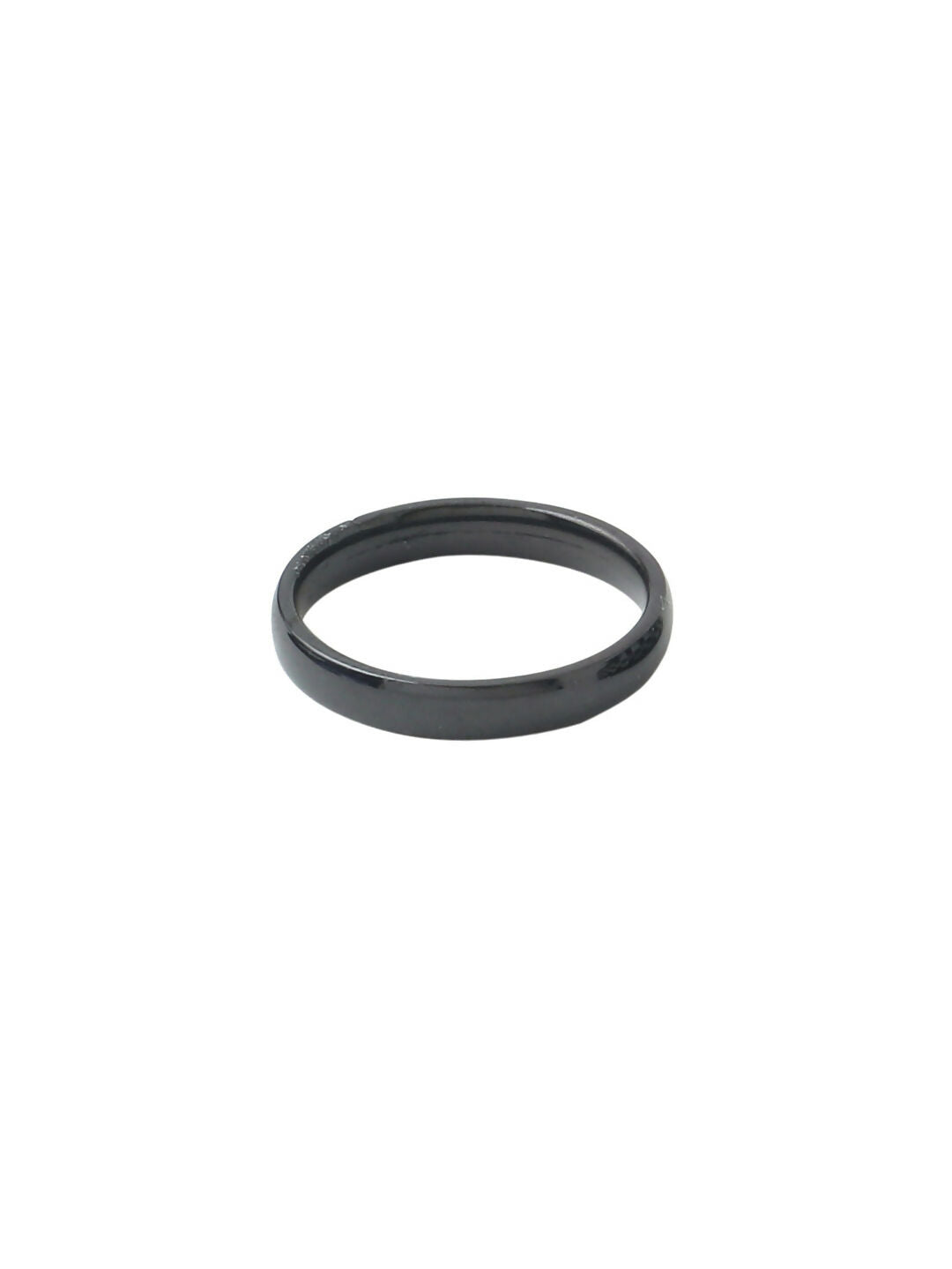 NVR Men's Set of 2 Black Rhodium-Plated Finger Ring - Grab2buy