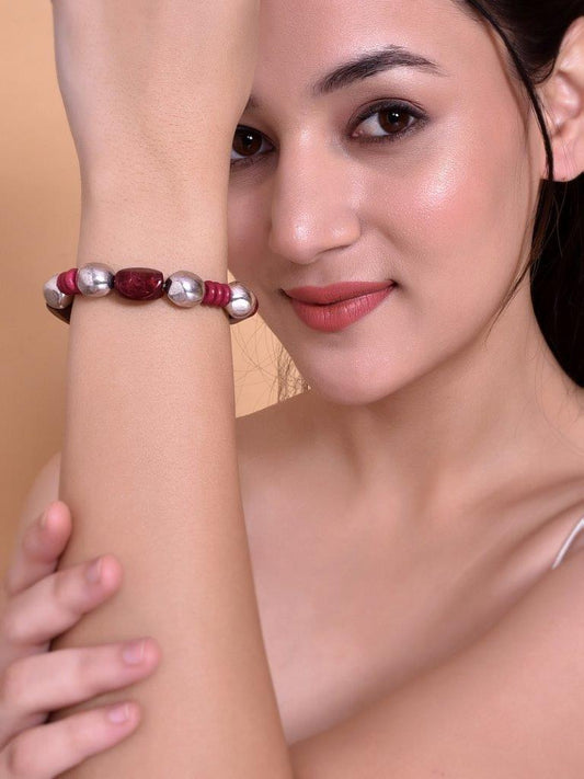 VOJ Beaded Elasticated Bracelet | Grab2Buy