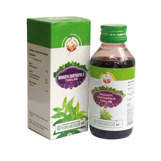 Vaidyaratnam Bruhath Danthapala Thailam – Kerala Ayurvedic Oil for Oral Health & Gum Care