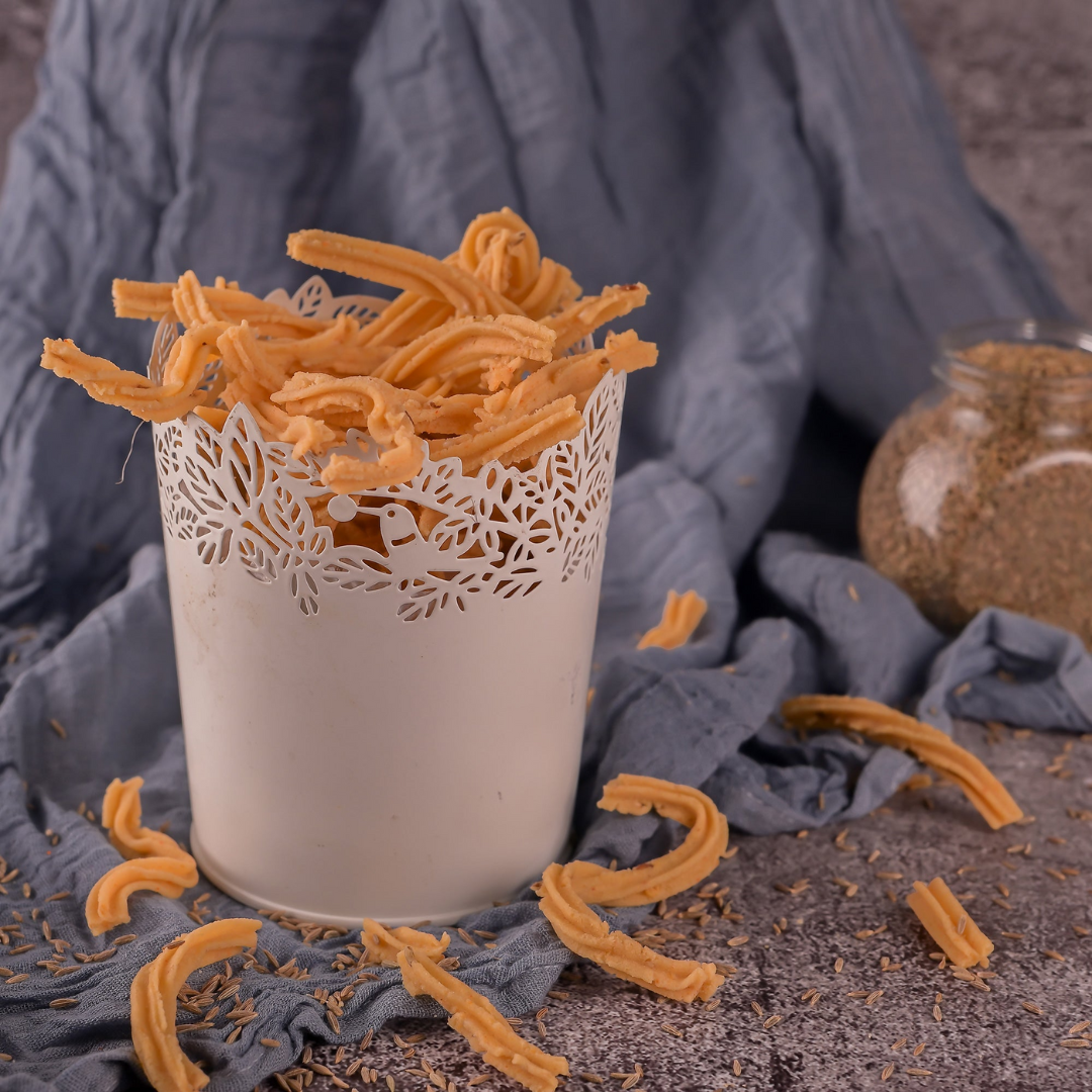 Vellanki Foods Murukulu | Ready to Eat Snacks | Flavourful Namkeens | No Artificial Preservatives - Grab2buy