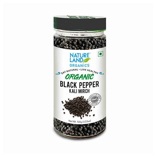 Nature Land Organics Black Pepper (kali Mirch) - Grab2buy