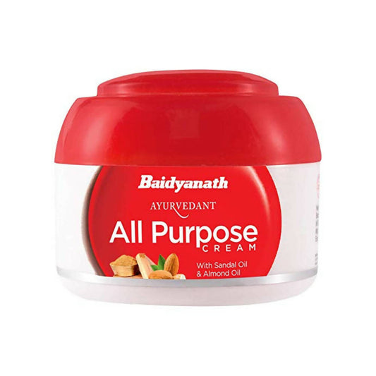 Baidyanath Jhansi Ayurvedant All Purpose Cream With Sandal Oil & Almond Oil - Grab2buy
