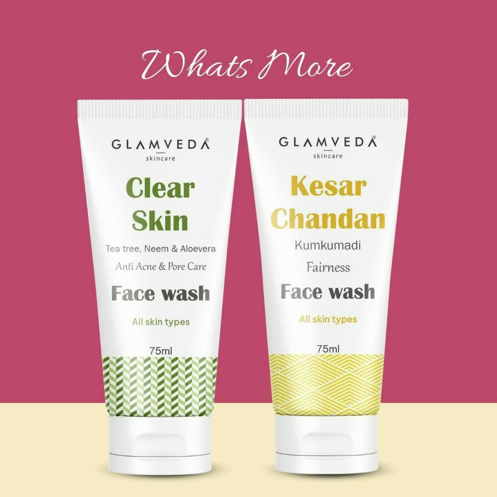 Glamveda Be Bright Skin Brighteing & Anti Blemish Face Wash - Grab2buy