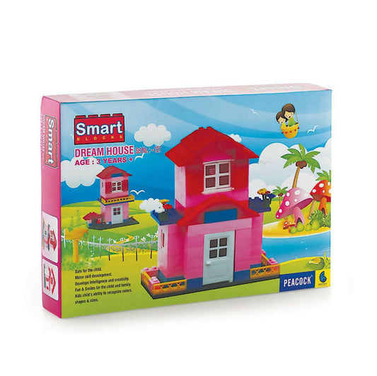 Peacock Learning & Educational Building Blocks Set For Kids - Dream House 127 - Grab2buy