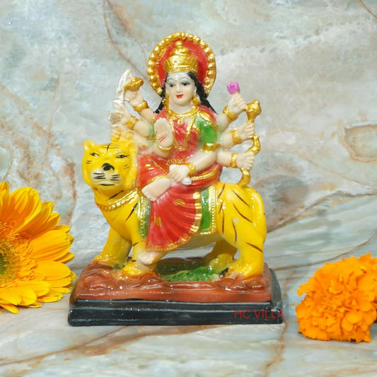 Hc Villa Polyresin Sherawali Mata Durga Maa Murti Statue - Grab2buy