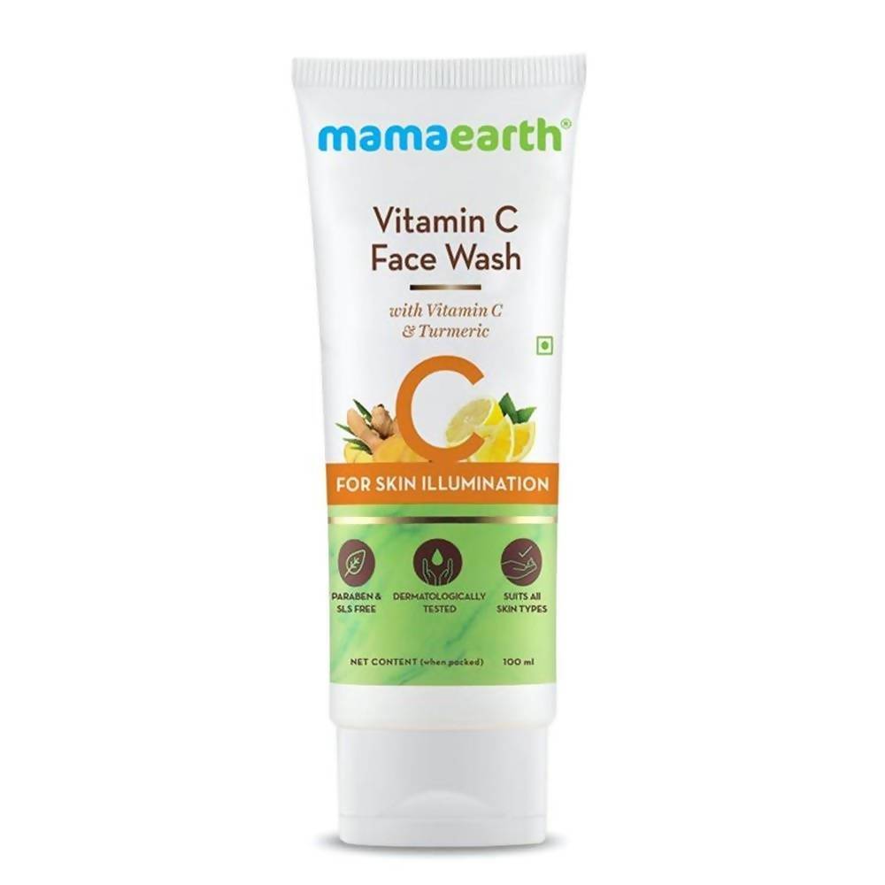 Mamaearth Vitamin C Face Wash & Sleeping Mask For Skin Illumination Combo - Grab2buy