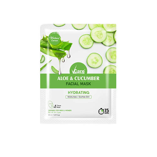 VCare Aloe and Cucumber Facial Mask Grab2Buy VCare Grab2Buy