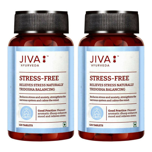 Jiva Ayurveda Stress-Free Tablets | Grab2Buy