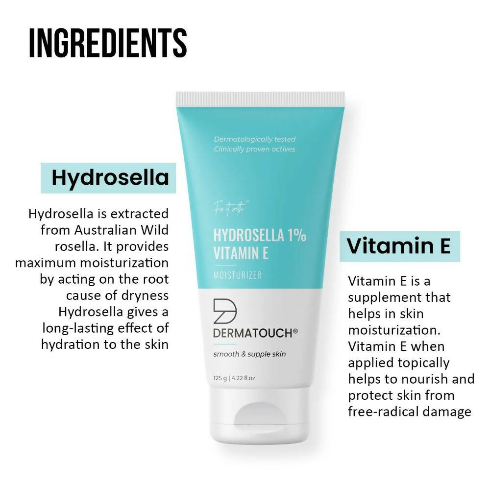 Dermatouch Hydrosella 1% & Vitamin E Moisturizer - Grab2buy