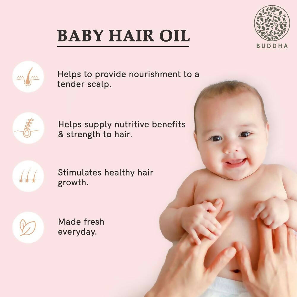 Buddha Natural Baby Hair Oil - Grab2buy