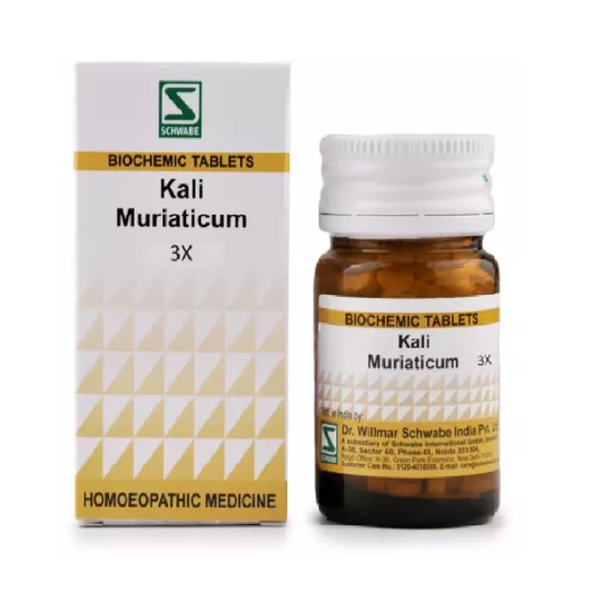 Willmar Schwabe India Kali Muriaticum (20g) For Acne, Eczema, Bleeding Gum